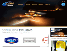Tablet Screenshot of ddmangola.com
